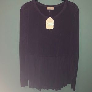 Purple lavender blouse.